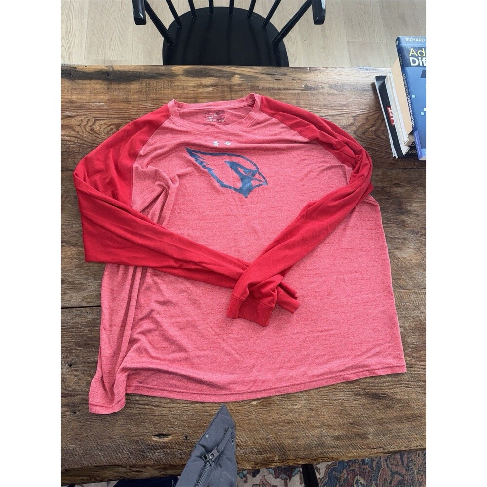 Under Armour HeatGear Cardinals Long Sleeve Tee Red